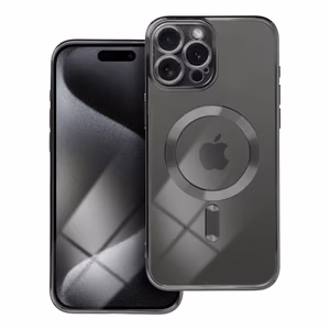 Чехол для iPhone 15 PRO MAX Electro Mag Cover совместимый с MagSafe чёрный