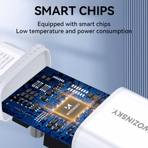 Wozinsky CUWCW 2.4A 2 x USB-A Wall Laadija - valge