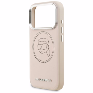 Karl Lagerfeld K Head Point Logo MagSafe Ümbris for iPhone 17 Pro - roosa