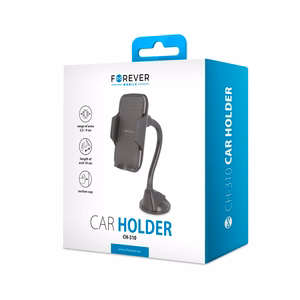 Forever autohoidja tuuleklaasile CH-310 must