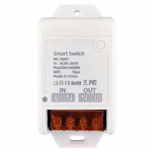 TUYA nutikas lüliti, Wi-Fi, 30A, AC 100-240V, 6600W