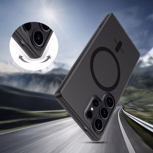 Tech-Protect MagSlim MagSafe ümbris jaoks Samsung Galaxy S25 Edge - matte must