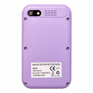 Mängukonsool lastele IPS-ekraaniga 2,4" nuppudega KDC-0027A lilla