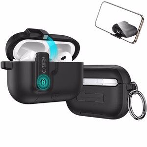 Tech-Protect Slim Hook Ümbris jaoks AirPods Pro 3 - Must