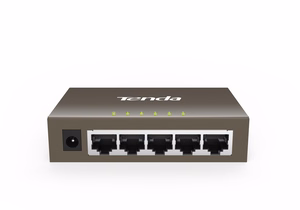 Tenda TEG1005D сетевой коммутатор Неуправляемый Gigabit Ethernet (10/100/1000) Серый