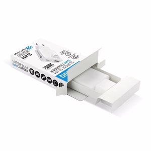 laadija GaN 1x USB-C, 1x USB Quick Charge 3.0 45W PD valge