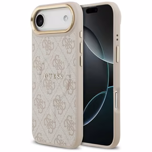 GUESS ümbris jaoks IPHONE 17 Air compatible with MagSafe GUHMP17MP4MSEGCP (PU 4G W/ Classic) roosa