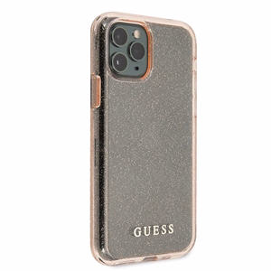 Guess GUHCN58PCGLPI iPhone 11 Pro розовый/розовый жёсткий чехол Glitter