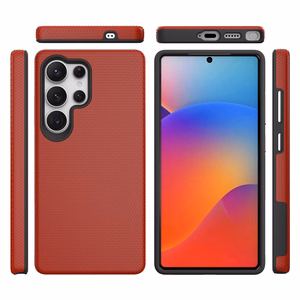 Perfectionists Kolmnurkne Ümbris Samsung S908 S22 Ultra 5G punane