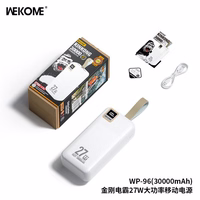 Akupank WK Design "WP-96" valge 30000mAh (27W)