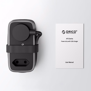 Orico APP 15.5W 5in1 Power Strip 2x AC + 2x USB-A + 1x USB-C - Black