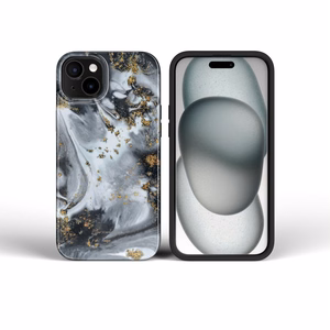 Ümbris jaoks iPhone 15 PRO Forcell F-Protect Mirage compatible with Magsafe Military Drop-Test hõbedane fog