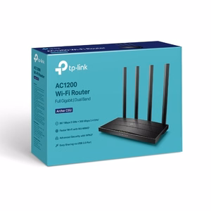 TP-Link Archer C6U juhtmevaba ruuter Gigabit Ethernet kahesageduslik (2.4 GHz / 5 GHz) must