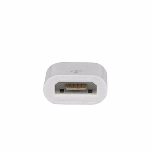 Laadija adapter - Micro USB to Lightning - valge