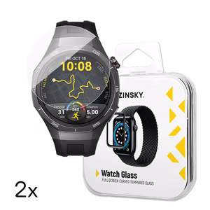 Wozinsky Full Glue Karastatud klaas jaoks Huawei Watch GT 5 / GT 5 Pro / GT 4 / GT 4 Pro / GT 3 / GT 3 Pro 42mm (2 pcs.)