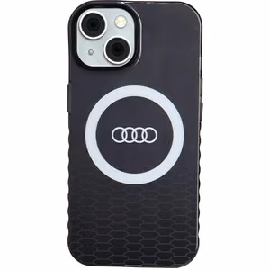 Audi IML Big Logo MagSafe ümbris jaoks iPhone 15 / 14 / 13 - must