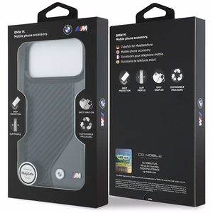 BMW M Carbon Logo MagSafe ümbris jaoks iPhone 17 Pro Max - graphite