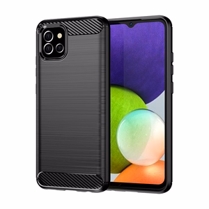 Carbon Case paindlik kate Samsung A03S EU (166.5) musta