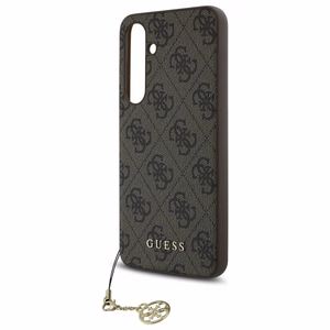 Guess GUHCS24FEGF4GBR S24 FE S721 brown/brown hardcase 4G Charms Collection
