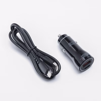 Car Laadija sinine Star USB C + USB A QC3.0 PD AFC PPS 3A 25W + Kaabel USB C to Lightning must