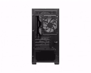 MSI MAG Forge M100A Micro Tower must, läbipaistev