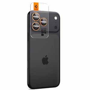 Spigen Optik Pro Camera Lens Glass jaoks iPhone 16 Pro / Max / 17 Pro / Max - Oranž