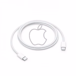USB kaabel Apple Woven MQKJ3ZM/A (A2795) valge 100cm Type-C / Type-C / 100% originaal / + BOX