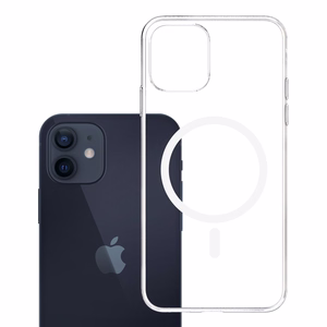3mk Clear MagCase jaoks Apple iPhone 12/12 Pro - läbipaistev