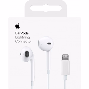 Headphones Apple EarPods Lightning valge MWTY3ZM/A