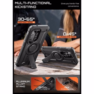 Supcase Unicorn Beetle Pro Mag MagSafe 2-komplektne ümbris Samsung Galaxy S26 Ultra jaoks - must