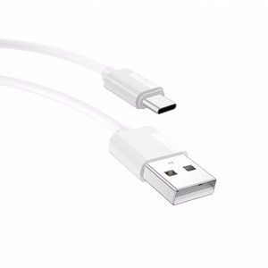 CABLE T-PHOX NETS TYPE-C WHITE 3A ; PVC ; 1,2M