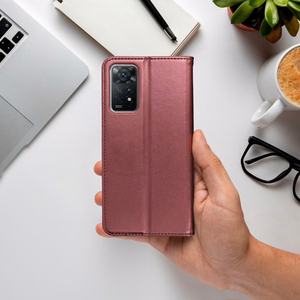 SMART MAGNETO Book ümbris Motorola G57 POWER jaoks - bordeaux