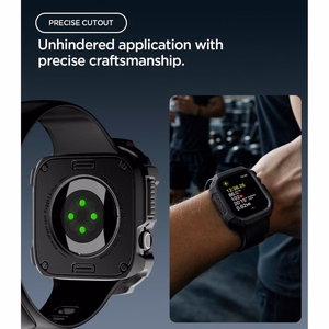 Spigen Rugged Armor  Apple Watch 46 mm ümbris, mattmust