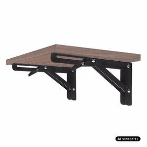 Maclean kokkupandav seinariiuli kandur, min. 250 mm, max. 500 mm, max. 50 kg, 2 tk, MC-194