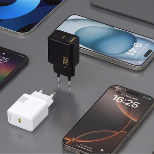 Dudao A26LEU PD 20W GaN USB-C seinalaadija USB-C to Lightning kaabliga - must