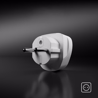 SBS Shucko/EU Travel Adapter - Universal - Valge