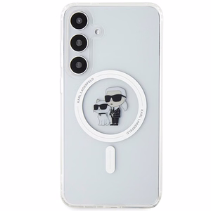KARL LAGERFELD ümbris jaoks SAMSUNG S24 KLHMS24SHGKCNOT (MAGSAFE IML KC) läbipaistev