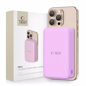 Powerbank Tech-Protect PB12 LifeMag MagSafe 20000MAH - lilla