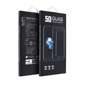 5D Full Glue Tempered Glass - for OPPO A6 PRO black