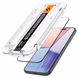 Spigen Glas.tR EZ Fit FC Karastatud klaas jaoks iPhone 15 Plus - must