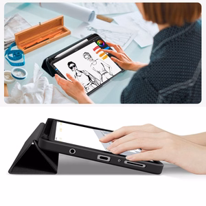 Tech-Protect SmartCase Pen Чехол для Samsung Galaxy Tab A9 / A11 8.7 X110 / X115 / X133 / X135 - чёрный