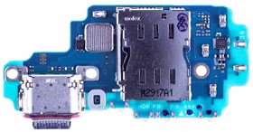 Flex Samsung S918 S23 Ultra jaoks plugin, microphone, SIM reader original (service pack)