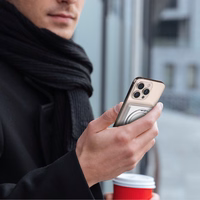 Dudao K28S 20W PD 5000mAh Powerbank MagSafe ja alusega - hõbedane