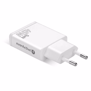 laadija GaN 1x USB-C, 1x USB Quick Charge 3.0 45W PD valge