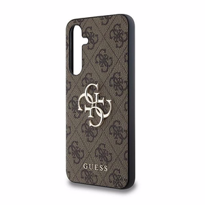 Guess 4G Big Metal Logo ümbris jaoks Samsung Galaxy A35 - brown