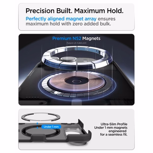 Spigen Ultra Hybrid Pro MagSafe  iPhone Duo ümbris, must
