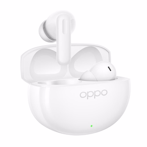 OPPO täiesti juhtmevabad kõrvaklapid Enco Air5 Bluetooth, kõrvasisesed, mikrofon, läikiv valge, müravähendus, juhtmevaba