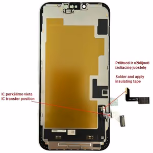 LTPO Soft OLED ekraan iPhone 14 Plus jaoks, 60 Hz
