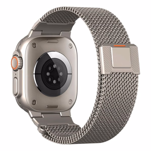 TECH-PROTECT MILANO VANGUARD APPLE WATCH 8 / 9 / 10 / 11 / SE / ULTRA (44 / 45 / 46 / 49 MM) TITANIUM