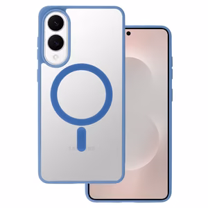 Acrylic Color Magsafe Ümbris jaoks Samsung Galaxy S25 Edge light sinine